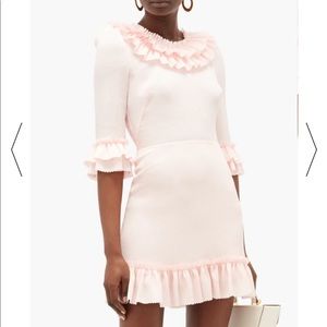 NWT Vampire’s Wife Gloria pink ruffle mini dress